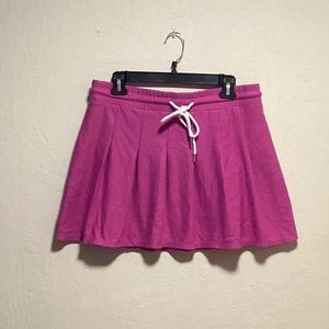 No boundaries pink purple size L drawstring skirt